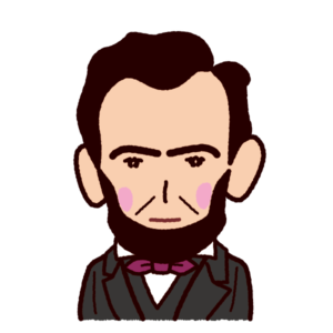 リンカーンの似顔絵イラスト