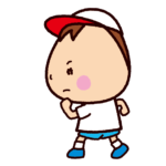 運動会のイラスト（位置について）