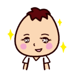 スッキリした顔のイラスト