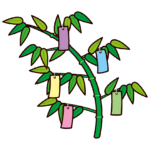 七夕のイラスト（短冊）