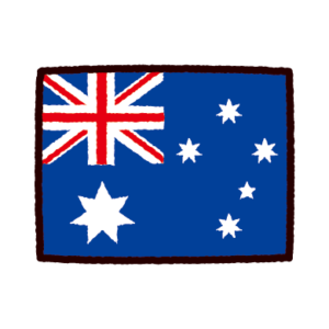 国旗のイラスト（オーストラリア）