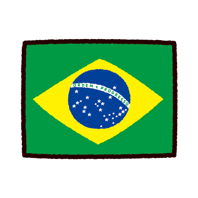 最高のコレクション ブラジル 国旗 イラスト