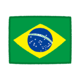 国旗のイラスト（ブラジル）