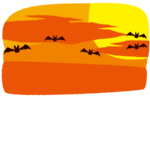 背景イラスト（ハロウィン・空）