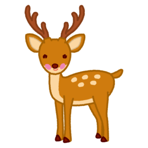 鹿のイラスト