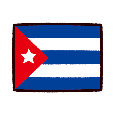 国旗のイラスト（キューバ） - イラストくん