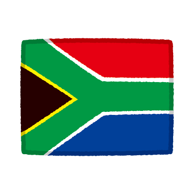 国旗のイラスト（南アフリカ）