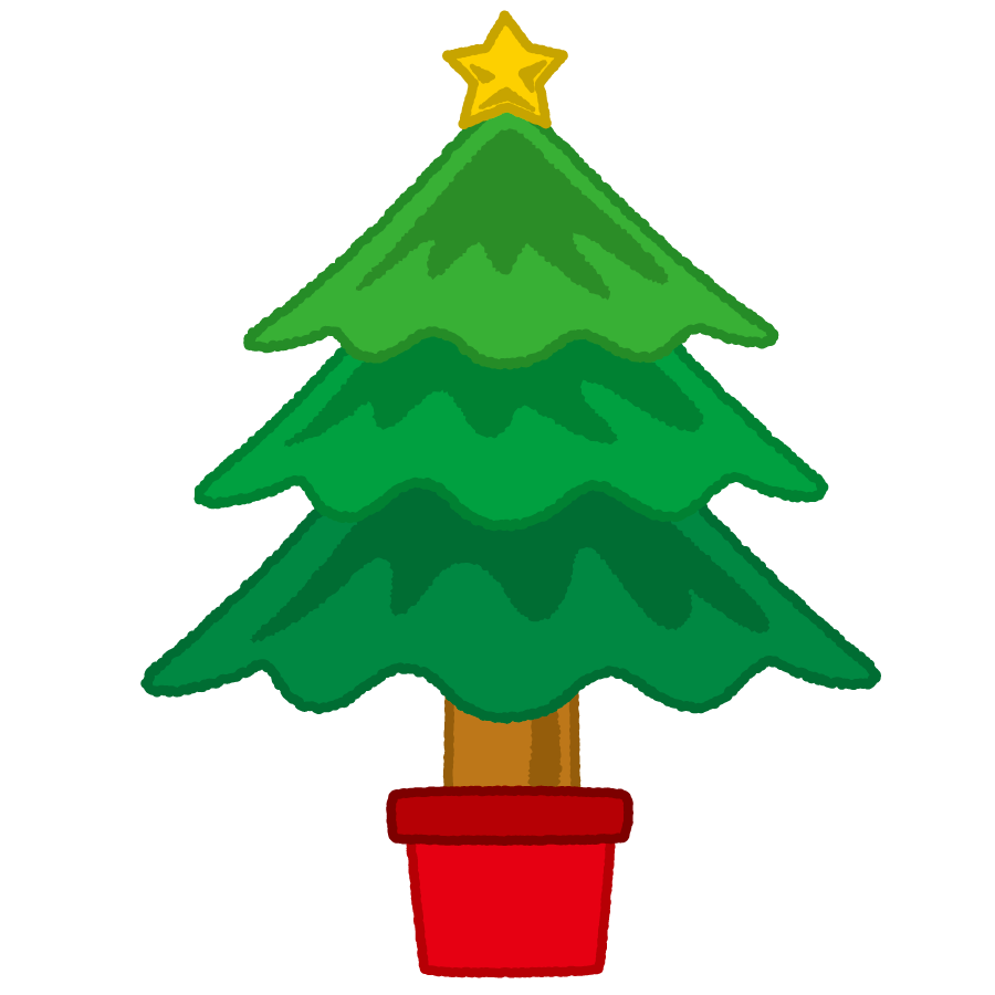 絵（クリスマスツリー）-