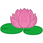 蓮の花のイラスト