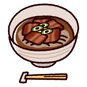 乾麺のイラスト パスタ 2カット イラストくん