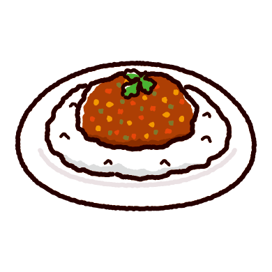 カレーライスのイラスト イラストくん