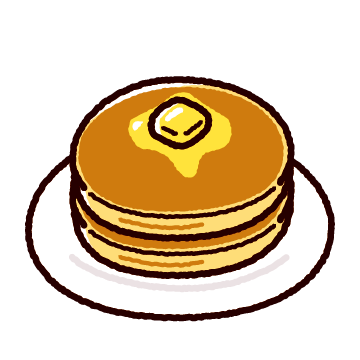 ホットケーキのイラスト パンケーキ イラストくん