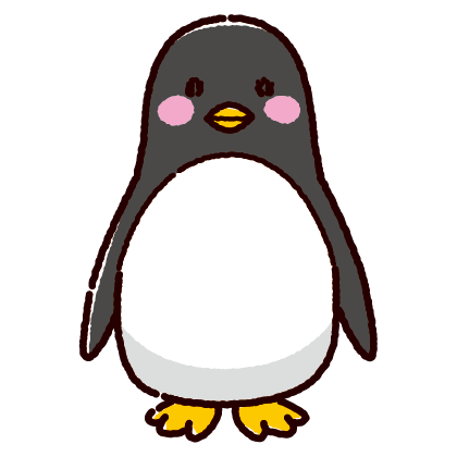 ペンギンのイラスト 3カラー イラストくん