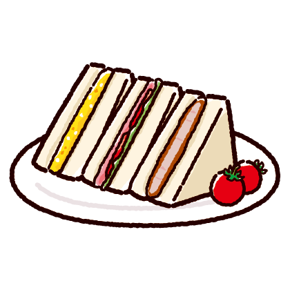 ハンバーガーセットのイラスト イラストくん