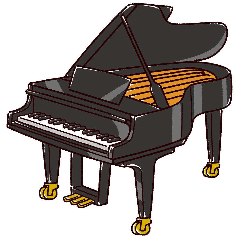 人気ダウンロード Piano イラスト 動物画像無料