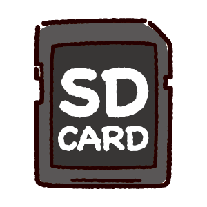 SDカードのイラスト