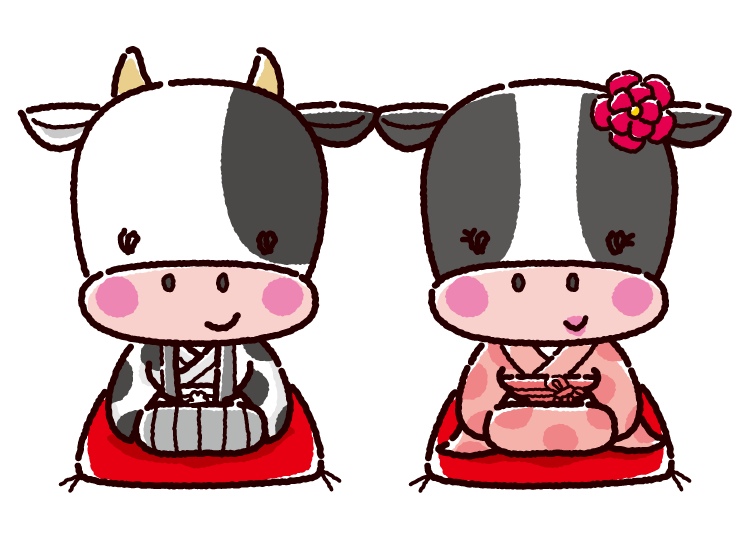 Cow Wallpaper Chinese New Year Crafts Cute Illustration
