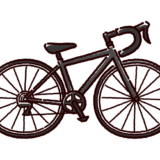 自転車のイラスト（ロードバイク）