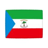 国旗のイラスト（赤道ギニア共和国）
