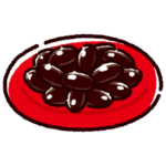 黒豆のイラスト