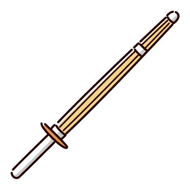 剣道のイラスト（竹刀）