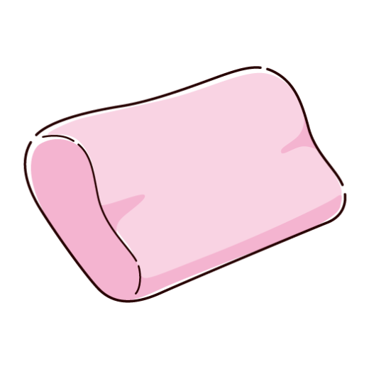 まくらのイラスト(低反発)(3カラー) - イラストくん