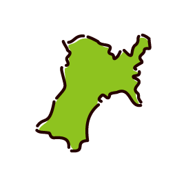 宮城県の地図のイラスト（3パターン）