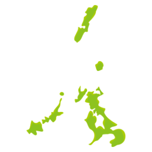 長崎県の地図のイラスト