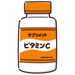 サプリメントのイラスト（ビタミンC）