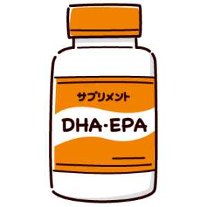 サプリメントのイラスト（DHA・EPA）