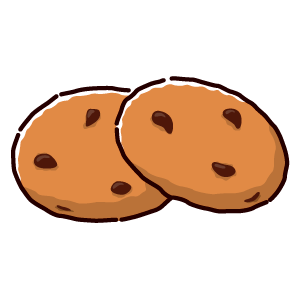 チョコチップクッキーのイラスト