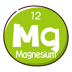 元素記号のイラスト（マグネシウム）