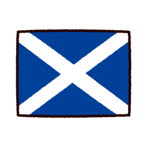 国旗のイラスト（スコットランド）