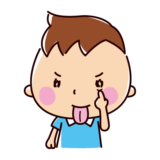 あっかんべーのイラスト