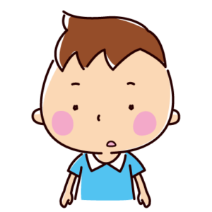 目が点のイラスト