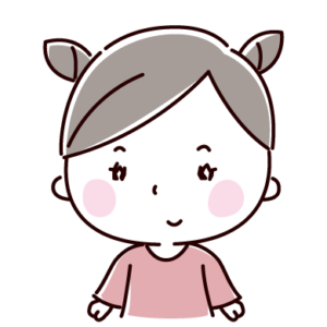 ゆるかわな女の子のイラスト