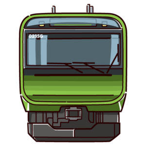山手線E235系のイラスト