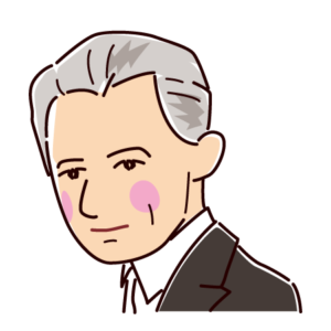 モーリス・ラヴェルの似顔絵イラスト
