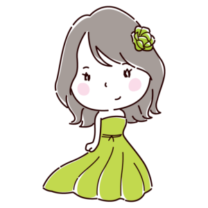 カラードレスのイラスト
