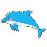 イルカのイラスト