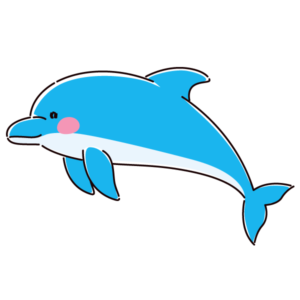 イルカのイラスト