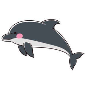 イルカのイラスト