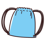ナップサックのイラスト
