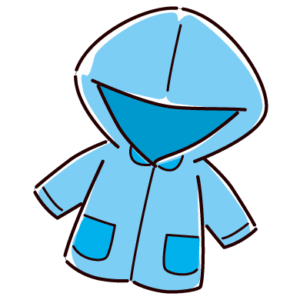 レインコートのイラスト