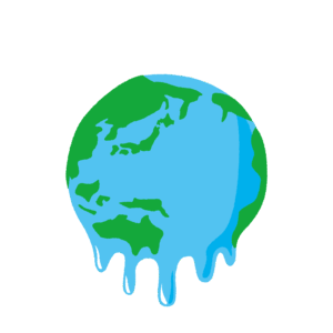 地球温暖化のイラスト
