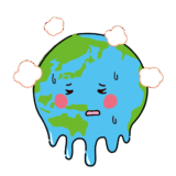 地球温暖化のイラスト