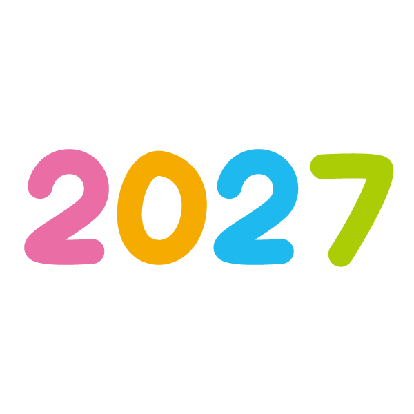 文字のイラスト（2026）