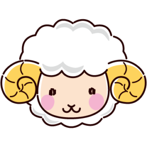 羊のアイコンイラスト