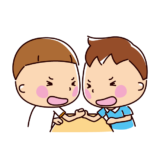 腕相撲のイラスト