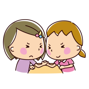 腕相撲のイラス
